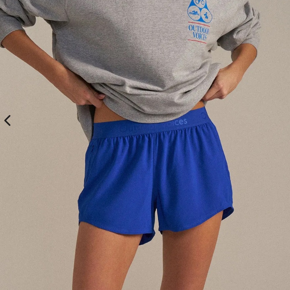 Outdoor Voices Relay 3” Shorts in OV Blue